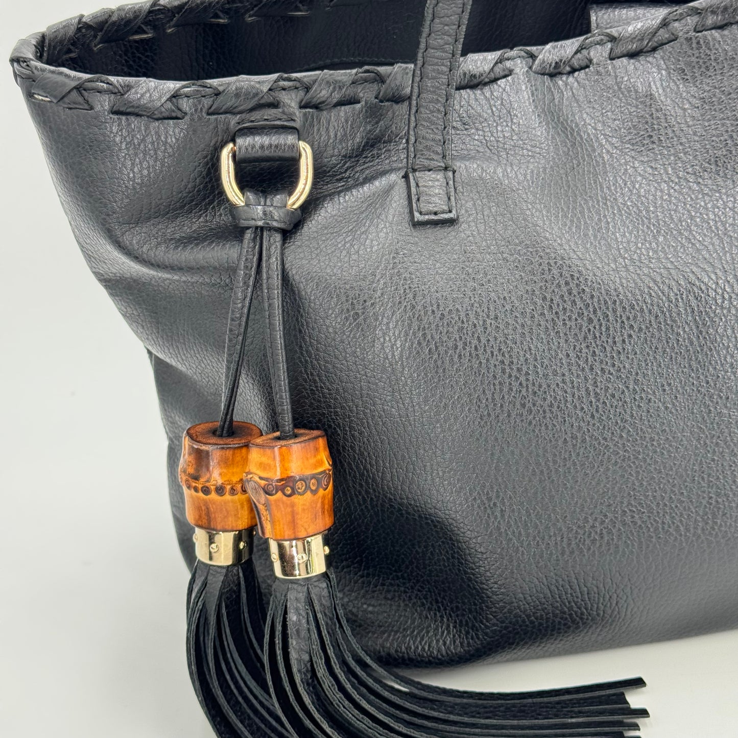 Sac Shopping Gucci bamboo