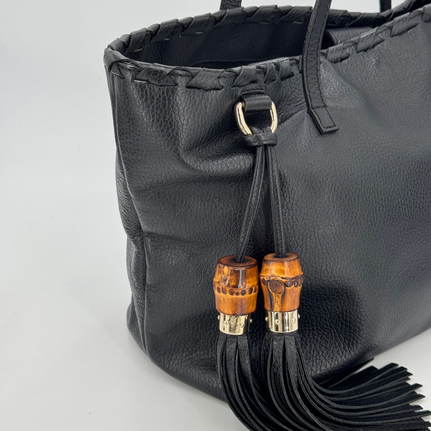 Sac Shopping Gucci bamboo