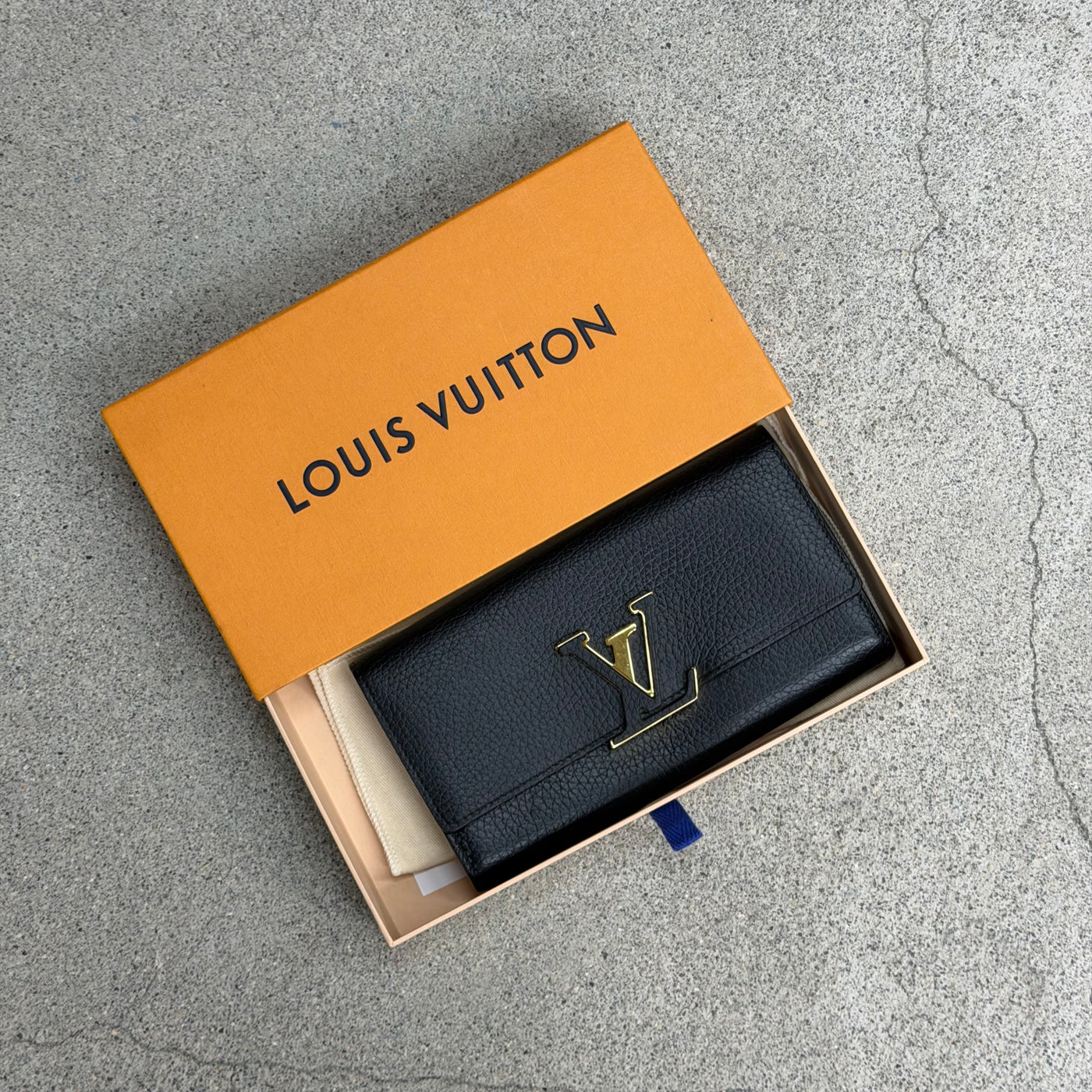 Louis Vuitton Portefeuille Capucine long