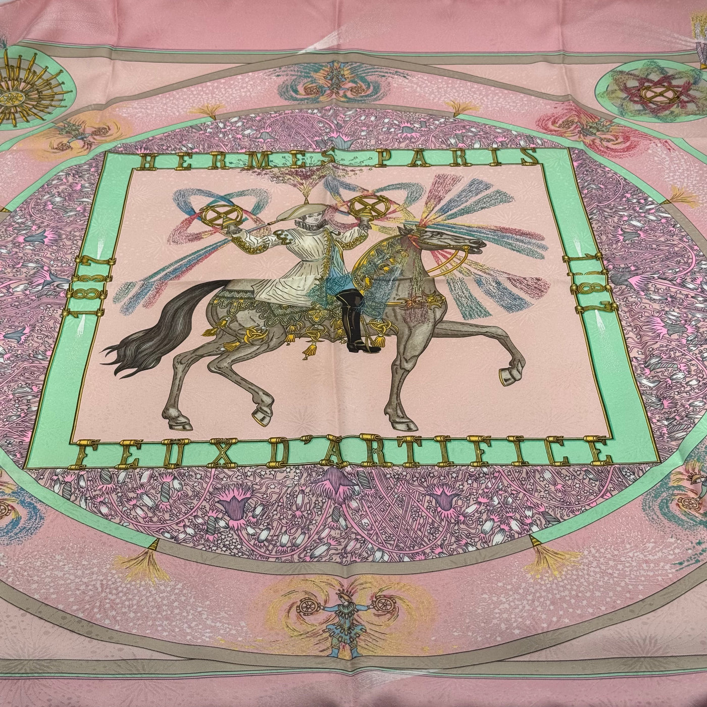 Hermès carré "Feux d’artifice"