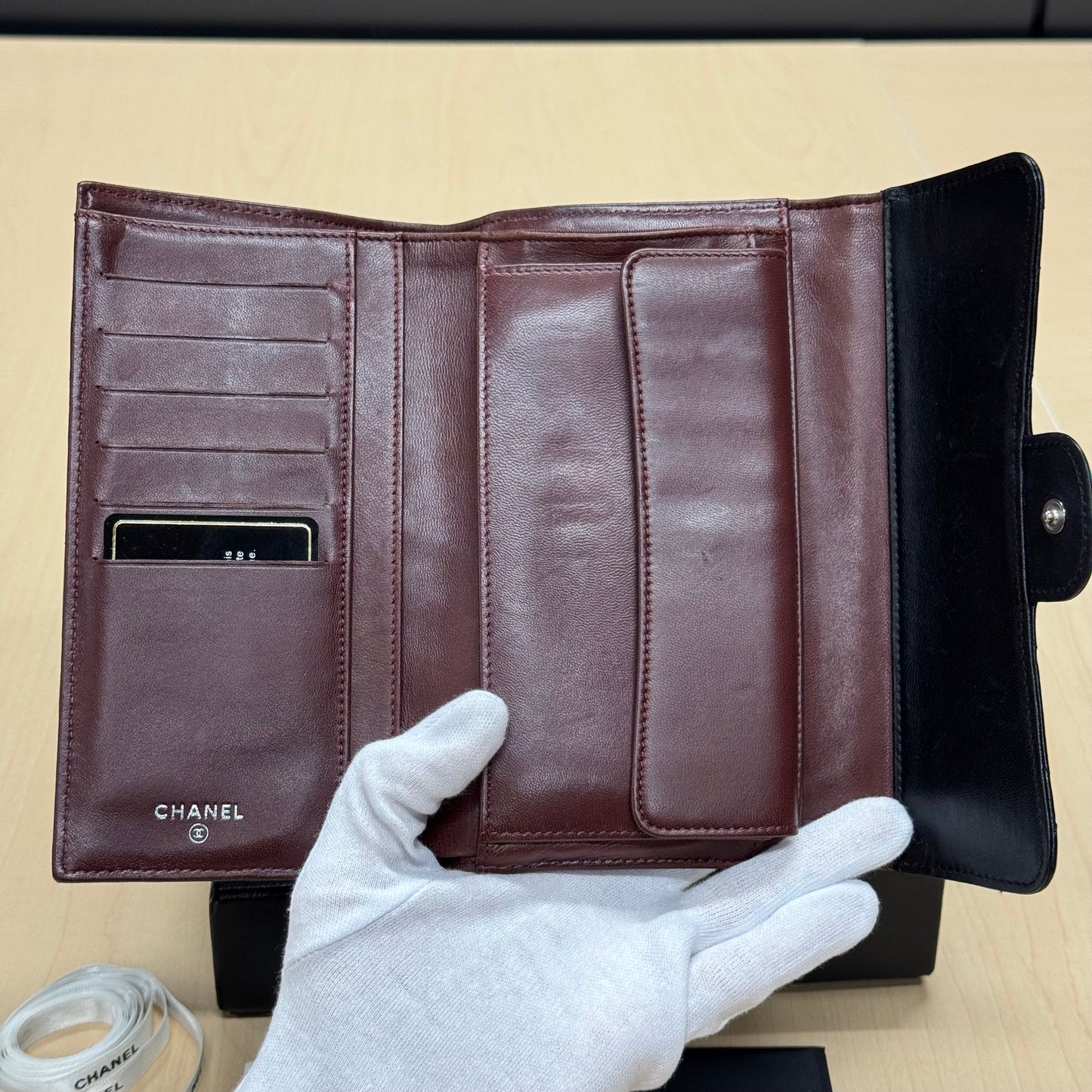 Chanel Portefeuille Long à rabat