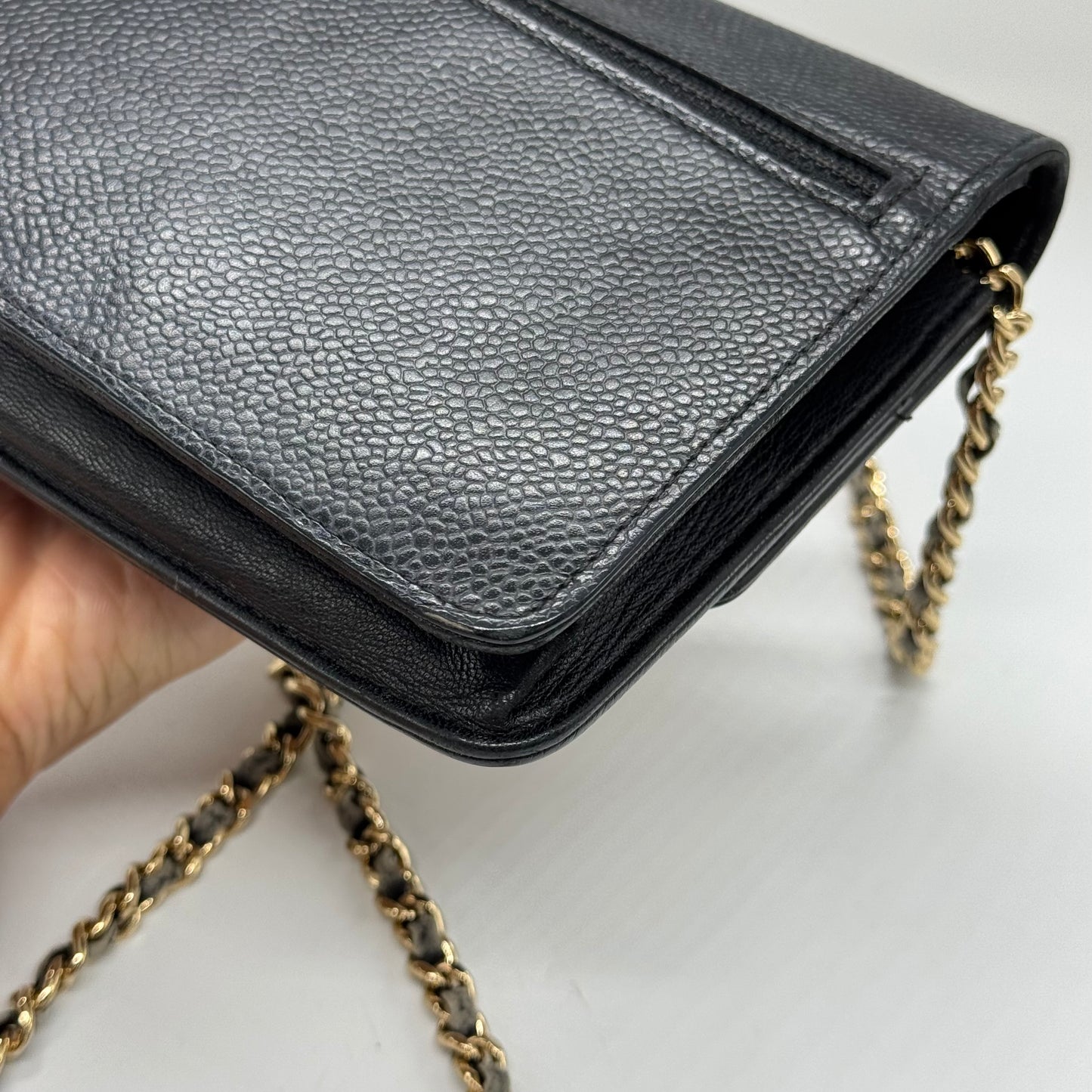 Chanel WOC noir caviar