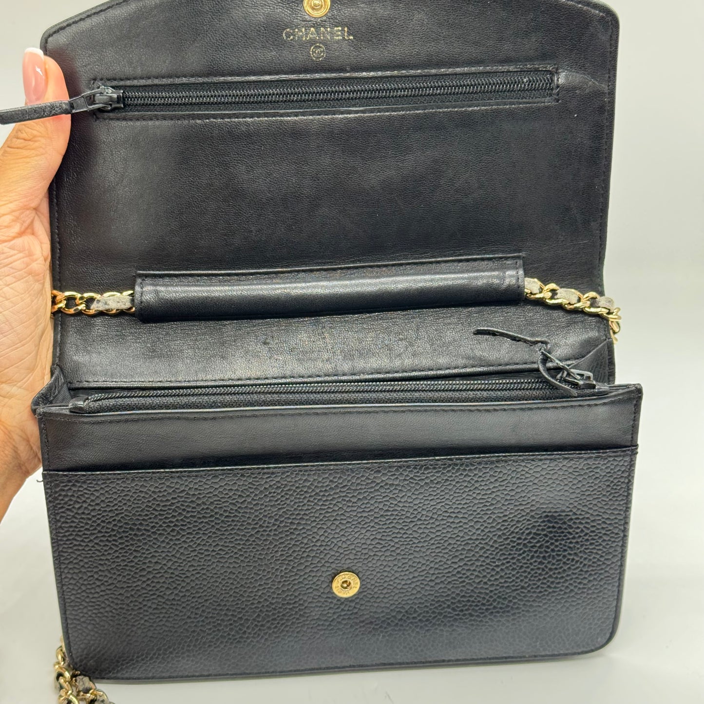 Chanel WOC noir caviar