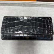 Céline Portefeuille embossé croco