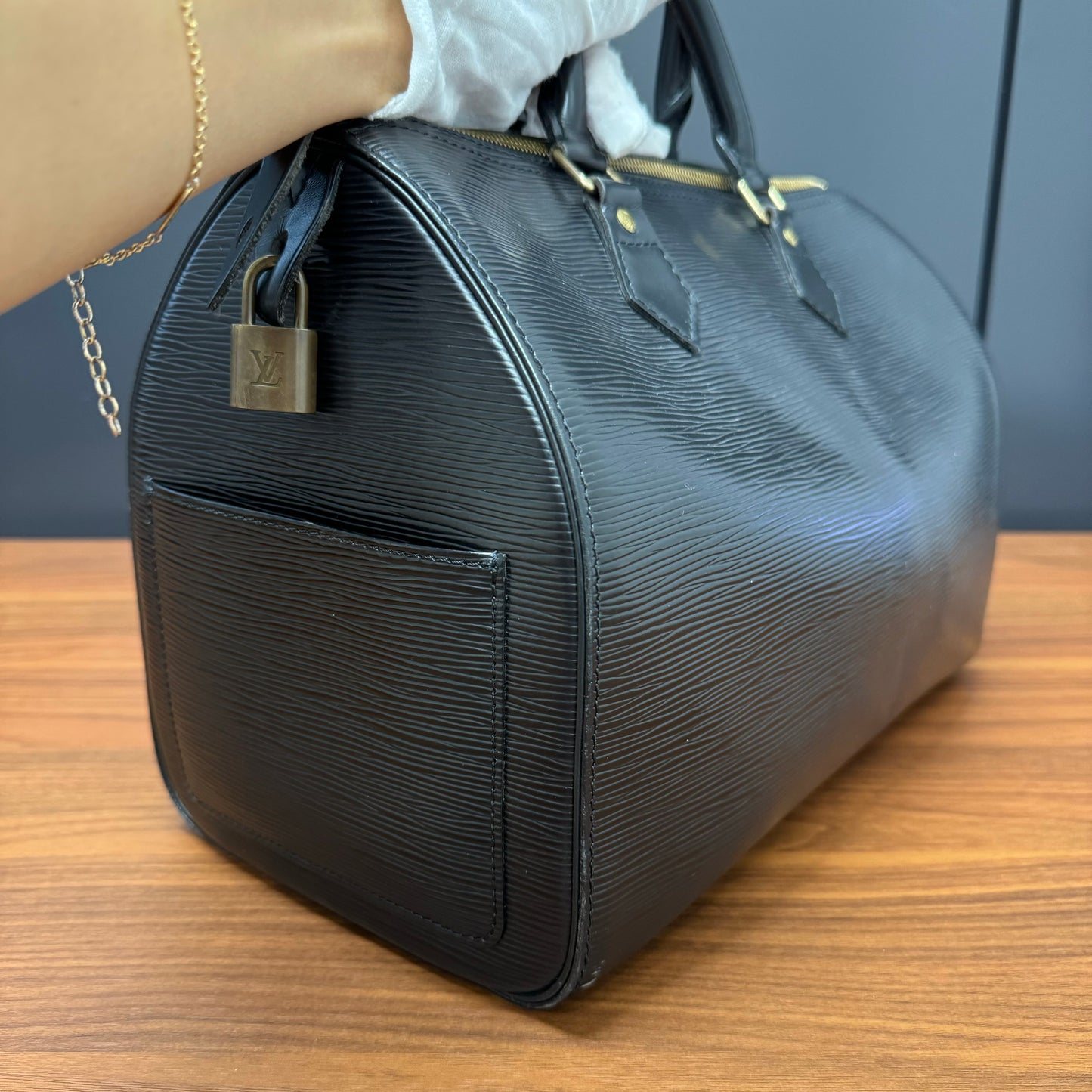 Sac Speedy 30 épi noir LV