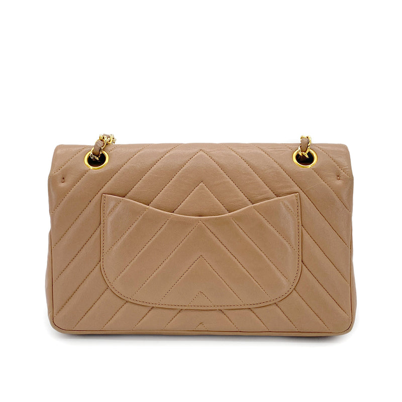 CHANEL 1112 chevron beige