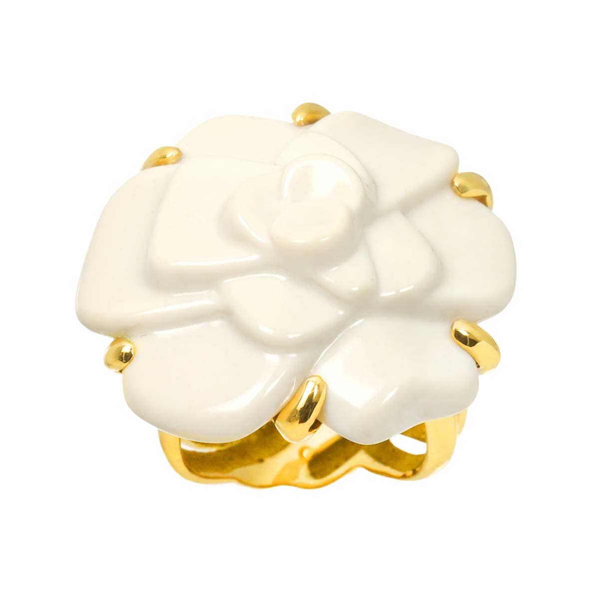 Chanel joaillerie bague Camélia