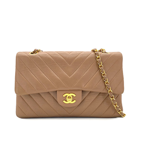 CHANEL 1112 chevron beige