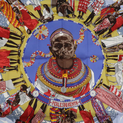 Hermès carré “ Les perles du Kenya “