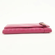 Gucci portefeuille vernis rose