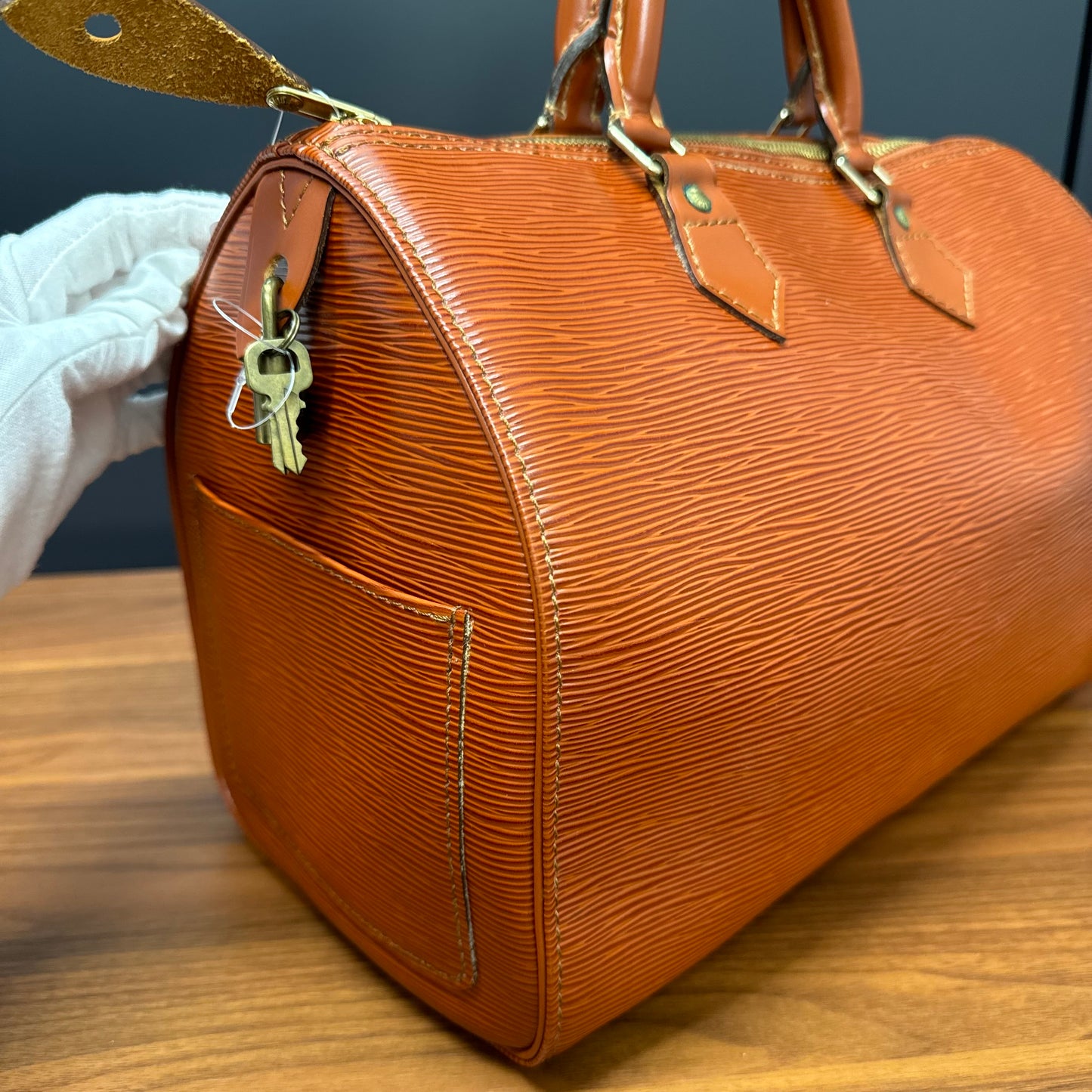 Sac Speedy 30 cognac épi Louis Vuitton