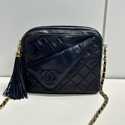 Chanel Caméra Navy