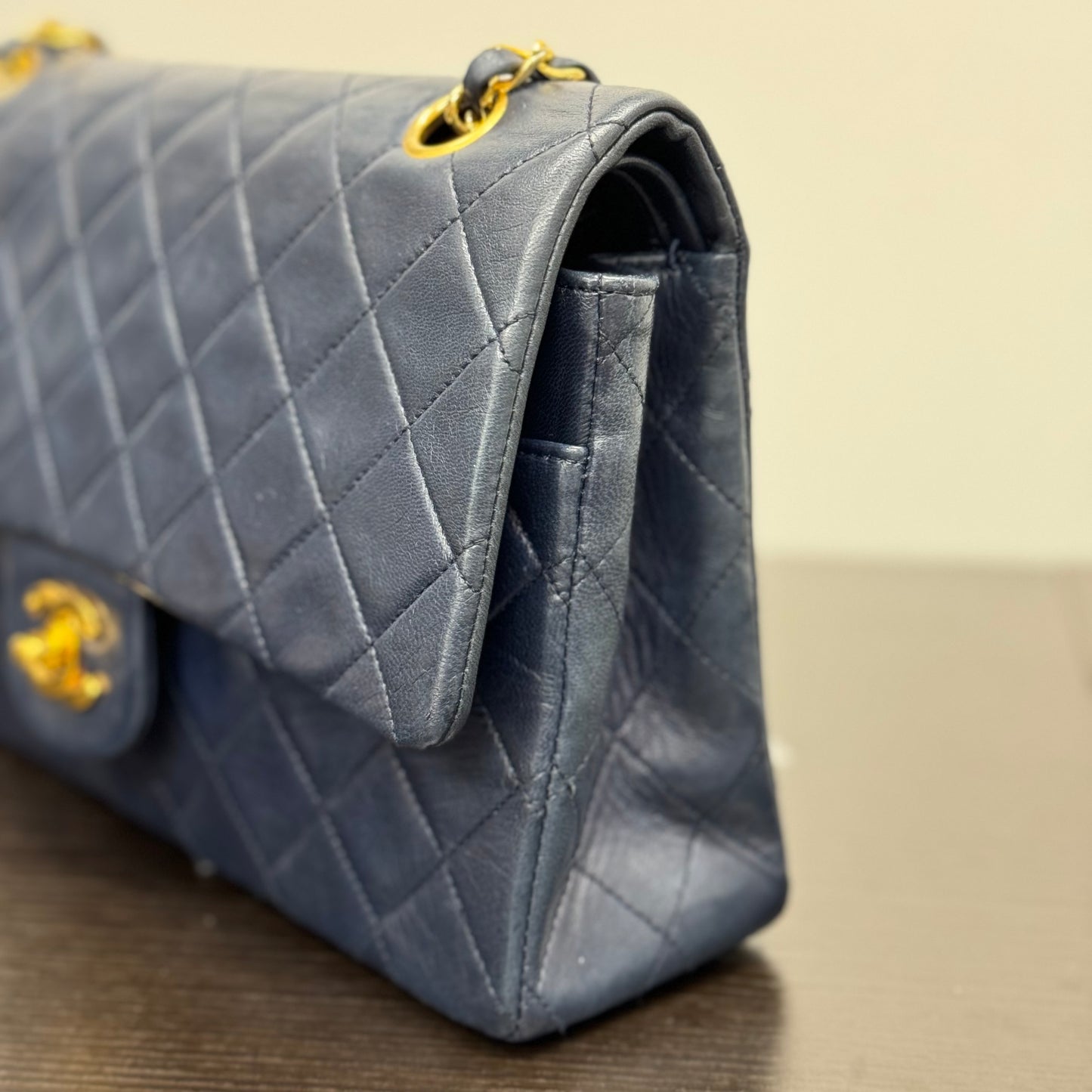 Sac Chanel timeless medium 1112 bleu marine