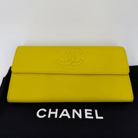 Chanel portefeuille rabat