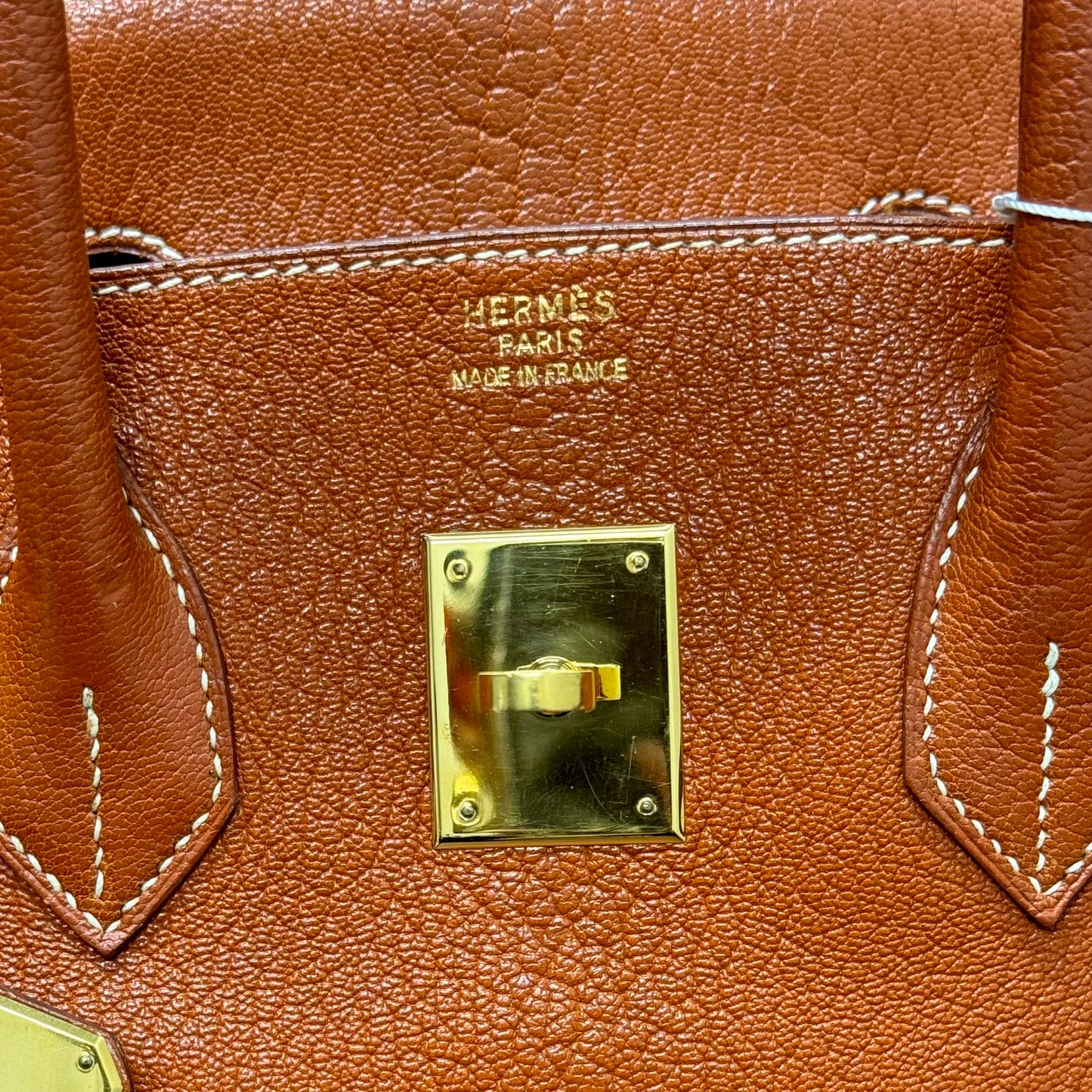 Sac Hermès Birkin 35 en cuir Fjord