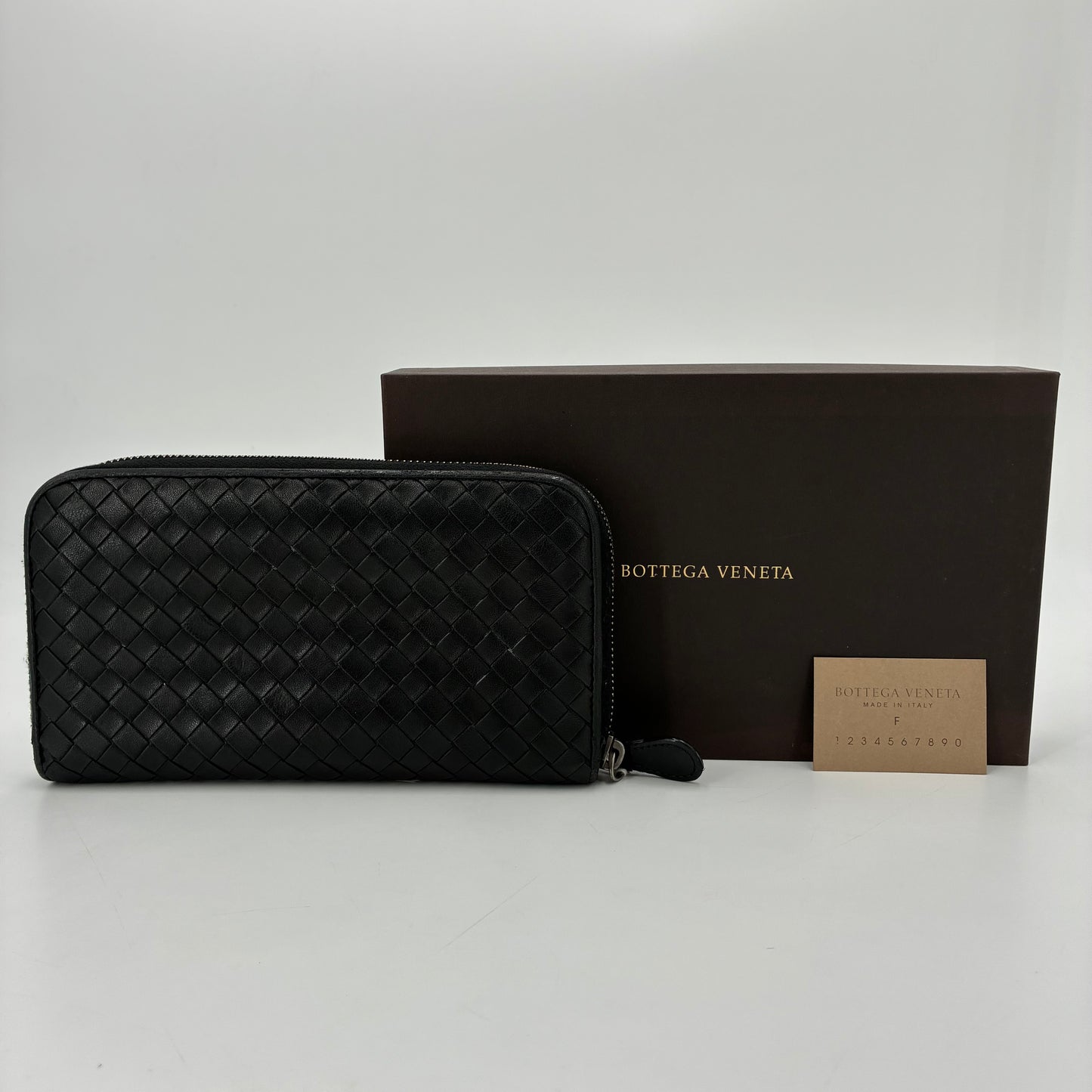 Bottega Veneta Portefeuille Long Intreciatto