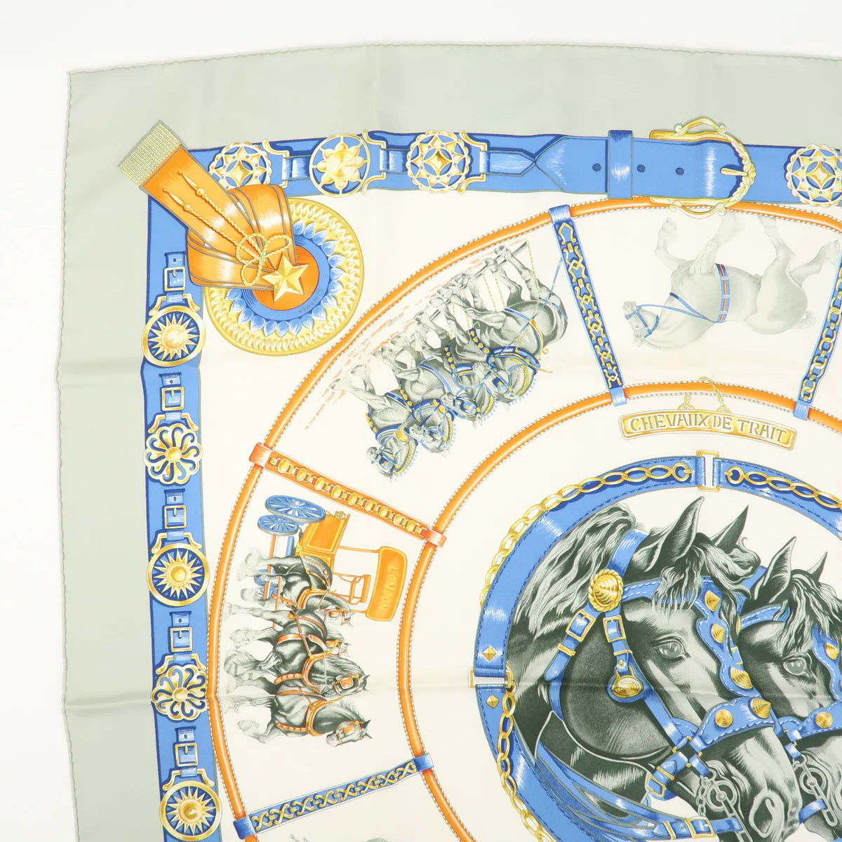 Hermès carré “ Chevaux de trait “