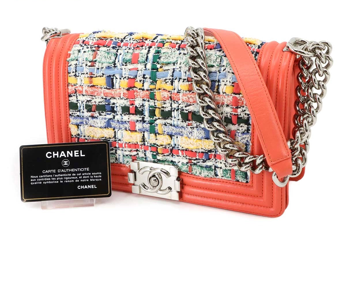 Chanel Boy tweed Lesage