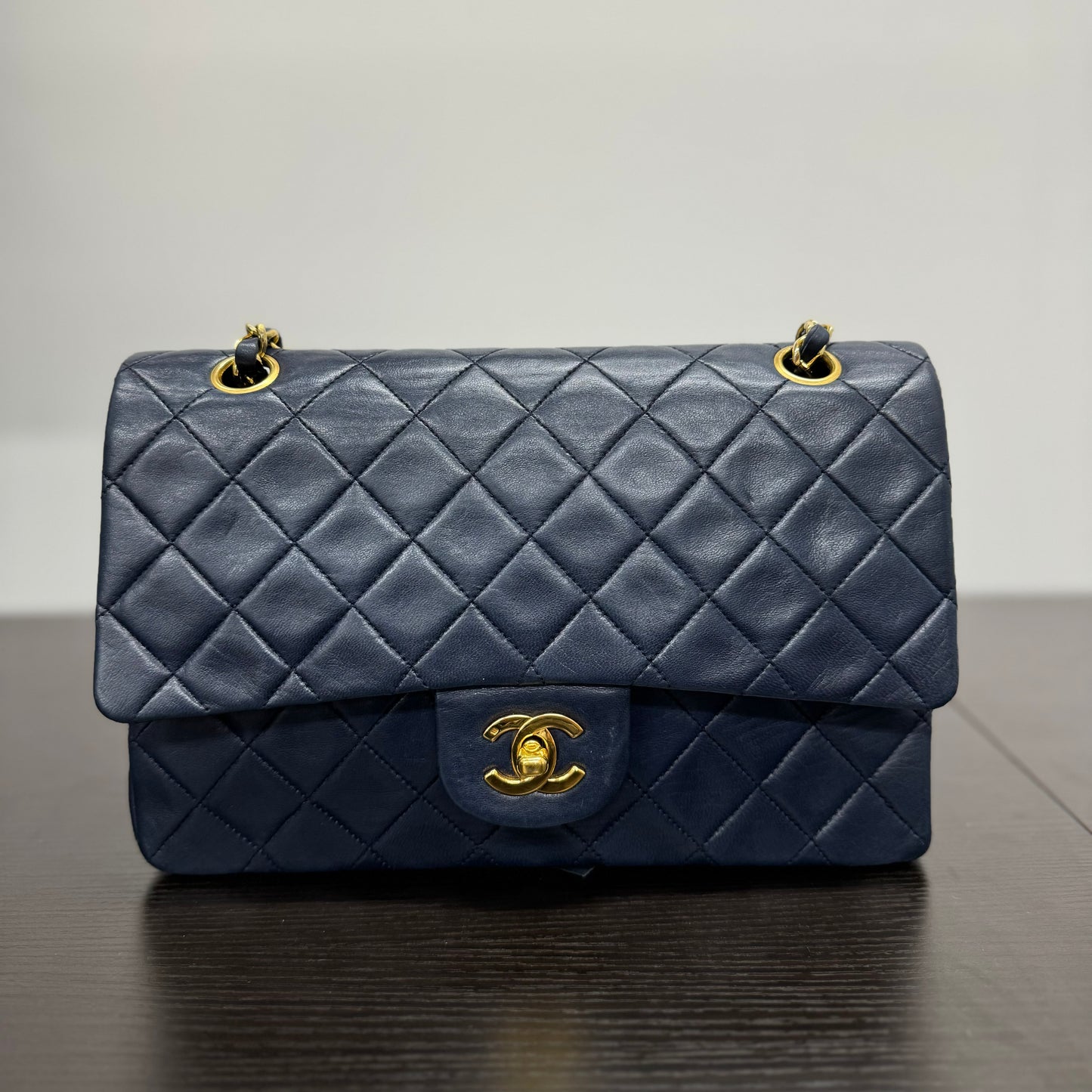 Sac Chanel timeless medium 1112 bleu marine