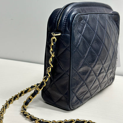 Chanel Caméra Navy