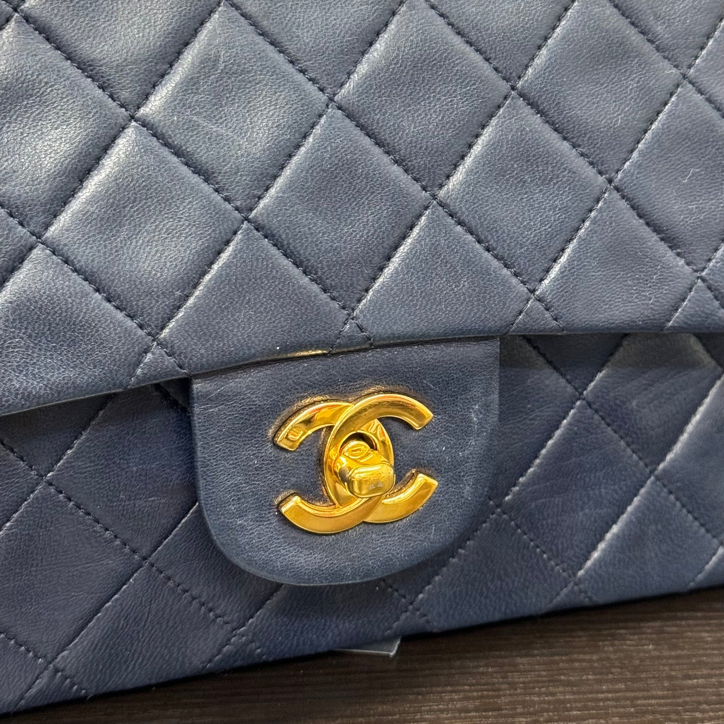 Sac Chanel timeless medium 1112 bleu marine