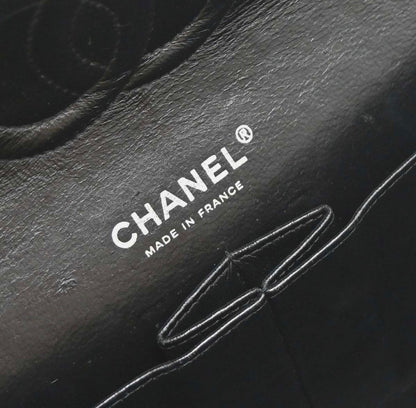 Chanel Timeless 11.12 caviar silver