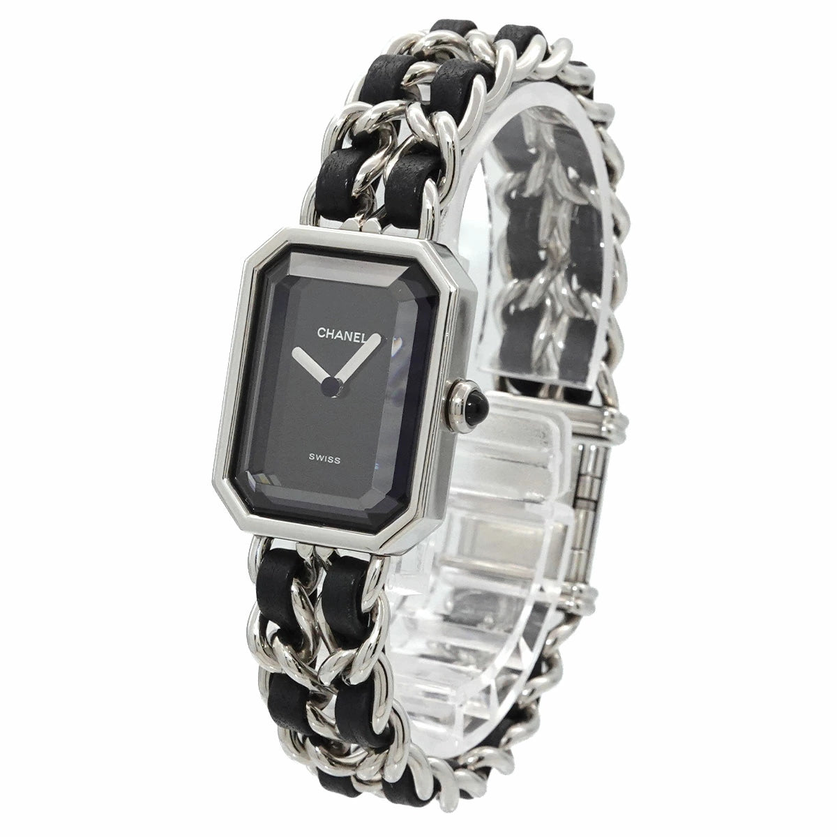 Chanel montre Première silver taille L