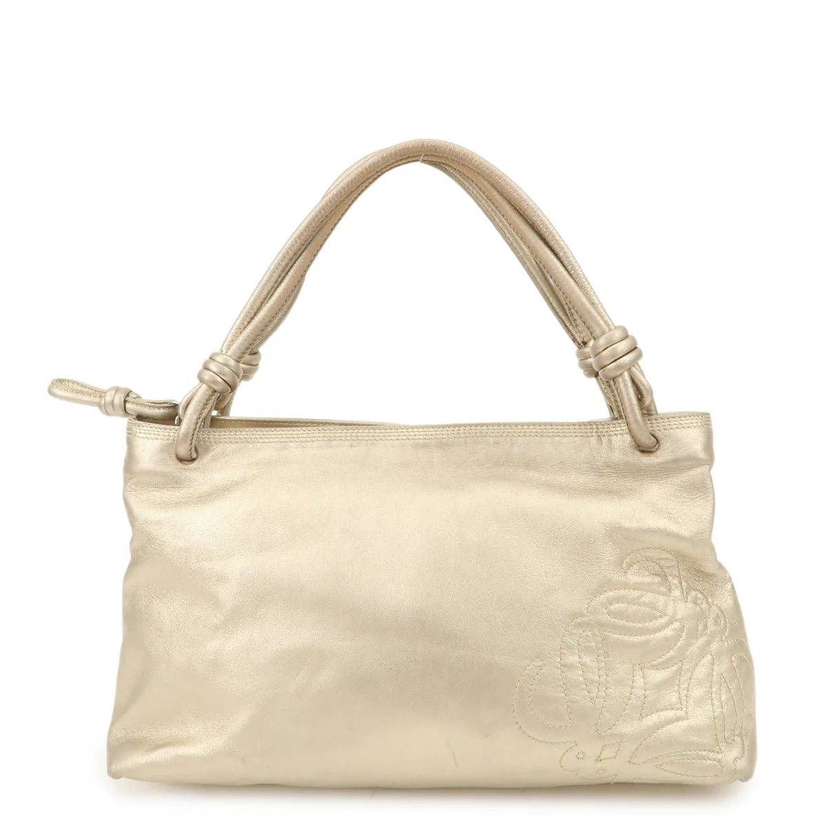 Loewe sac ou pochette dorée XL