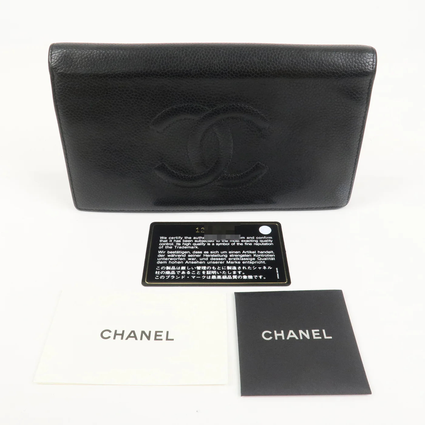 Chanel portefeuille long 12••
