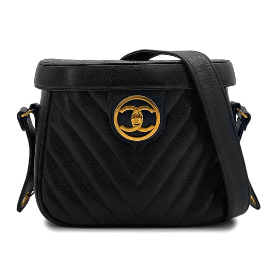 Chanel vanity chevrons crossbody
