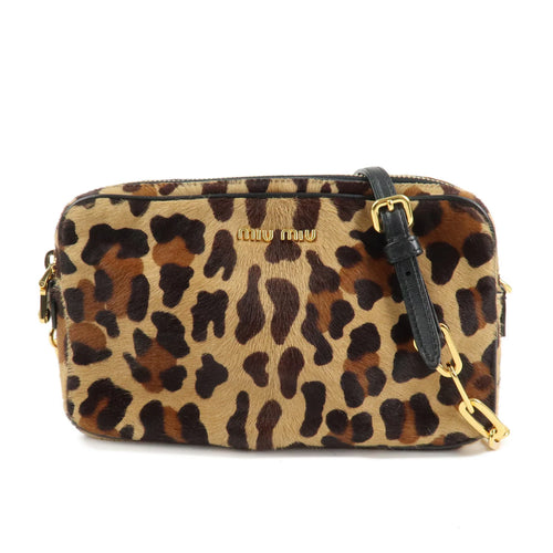 Miu Miu camera leopard