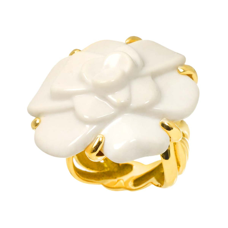 Chanel joaillerie bague Camélia