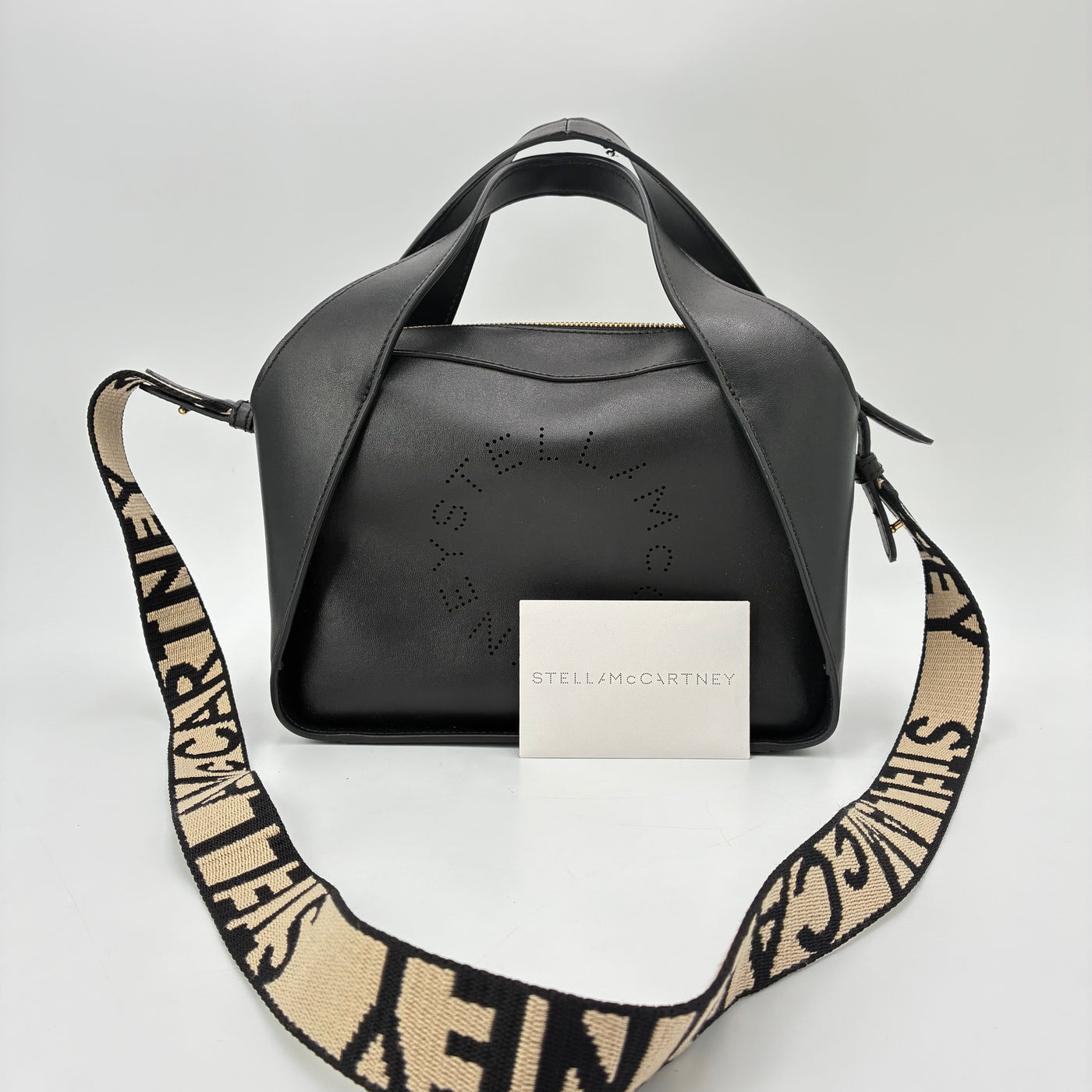 Stella Mc Cartney Logo Bowling Bag