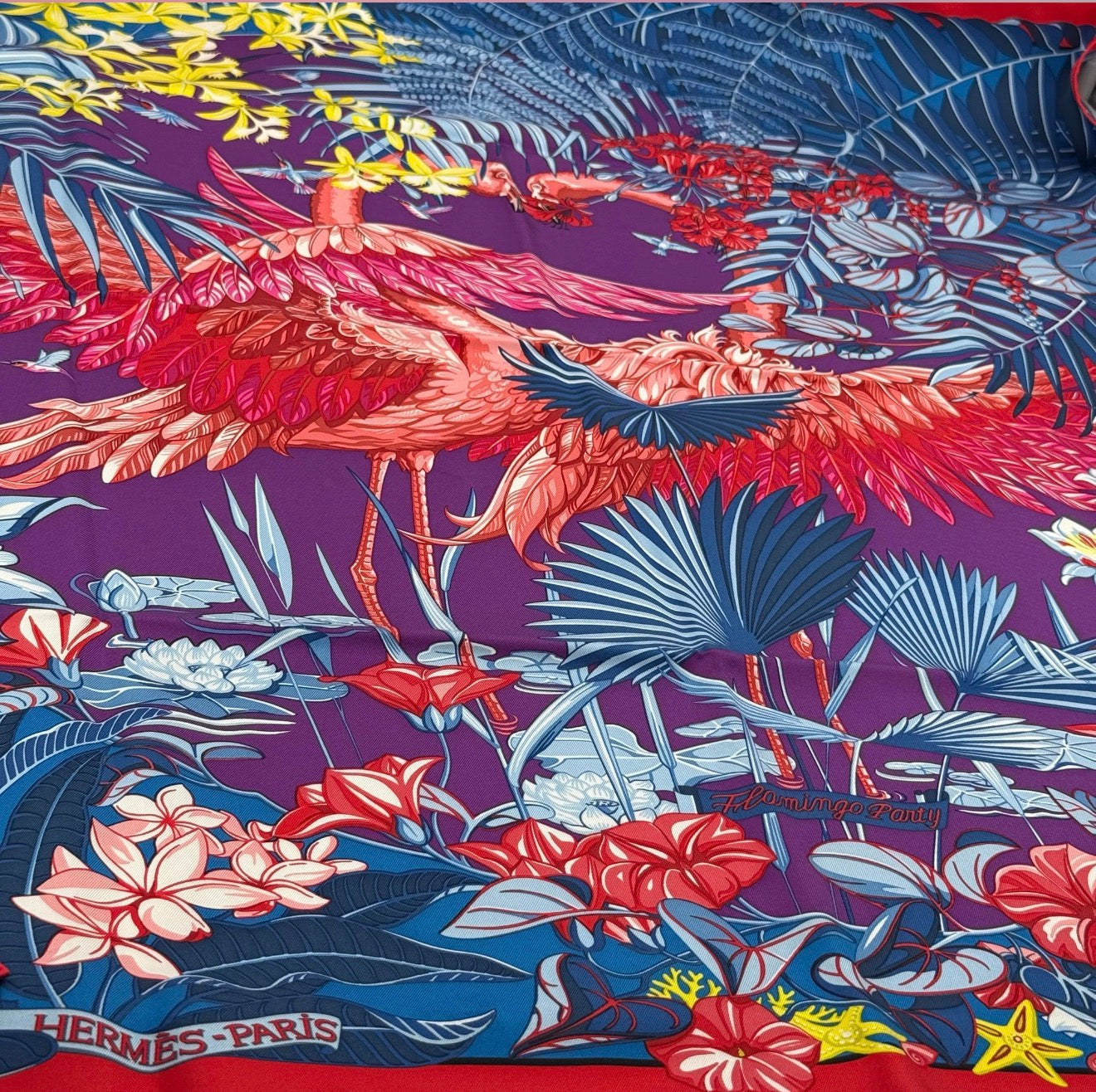 Hermès carré “Flamingo Party “