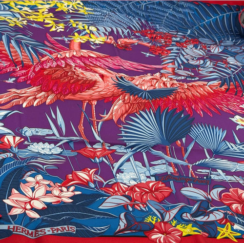 Hermès carré “Flamingo Party “