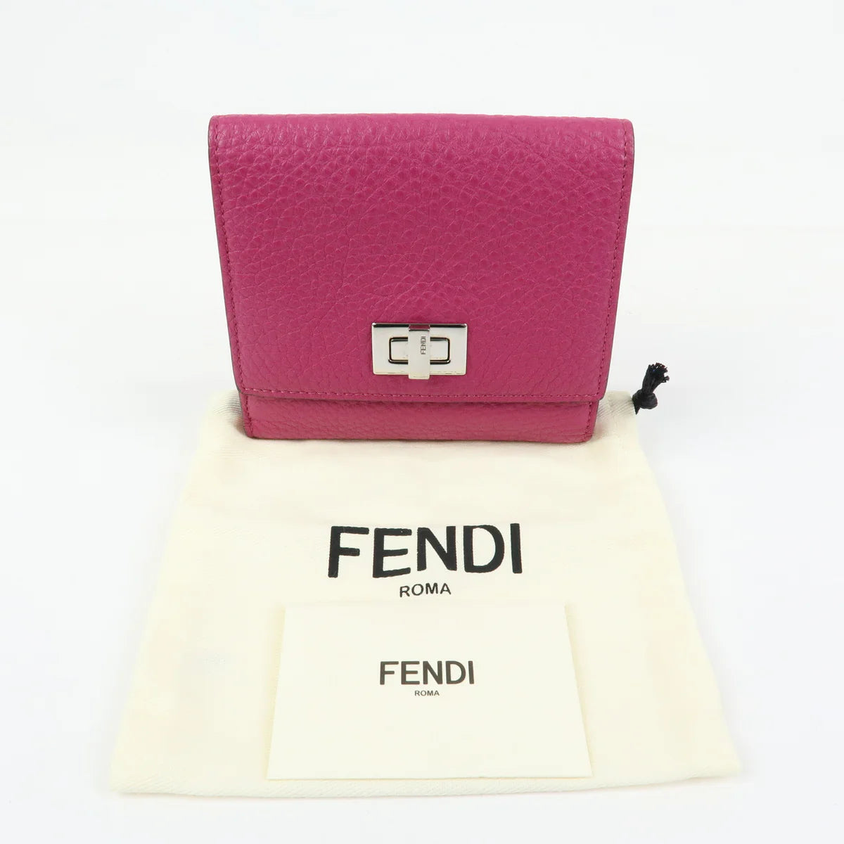Fendi Portefeuille framboise