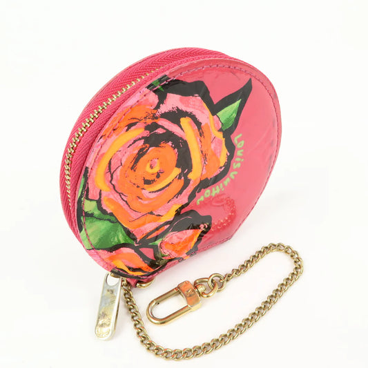 Louis Vuitton coin case « roses »