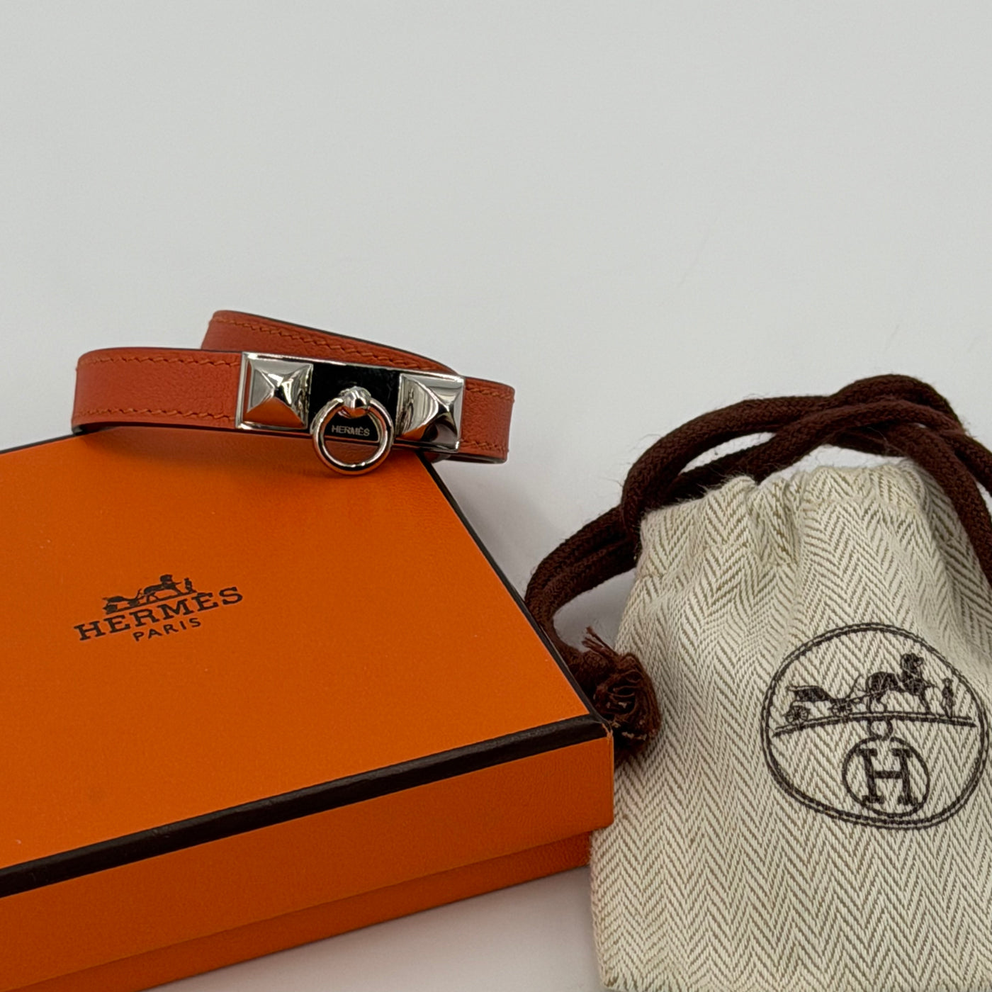 Hermès bracelet rivale double