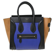Céline Luggage bleu et noir