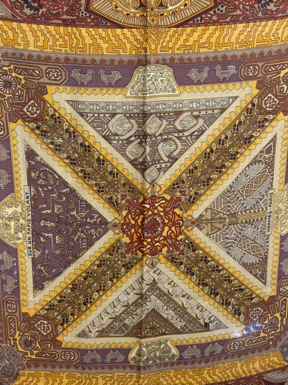 Hermès Châle « sur un tapis volant »