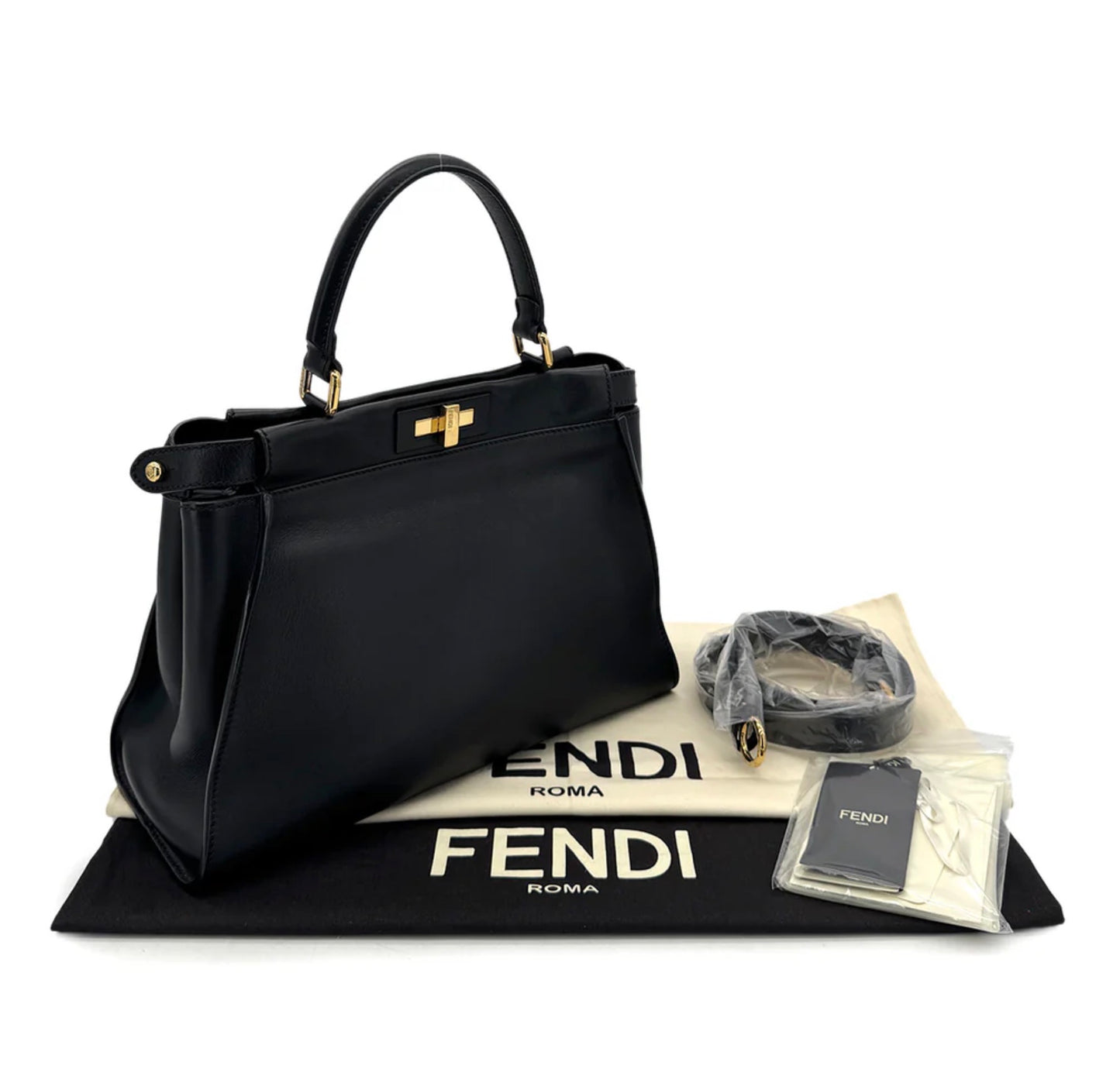 Fendi Peekaboo Soft - Noir