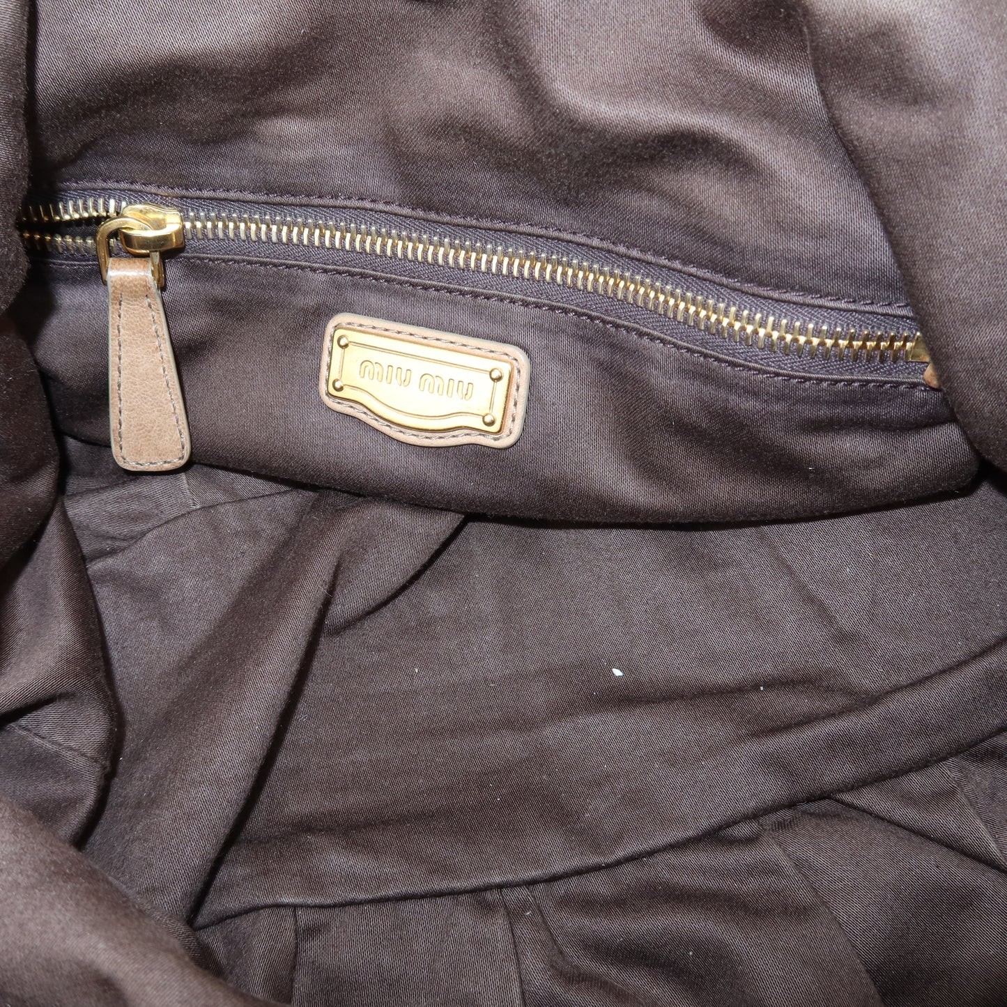 Miu Miu Shopping Hobo