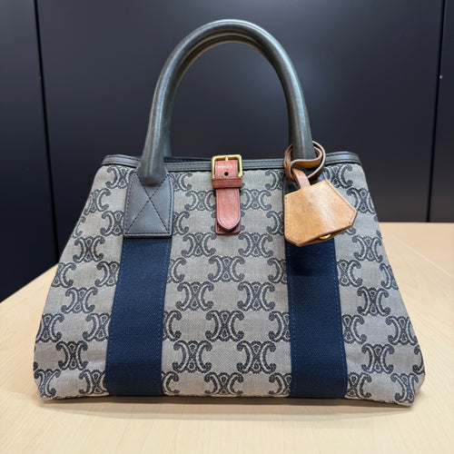 Celine shopping denim triomphe