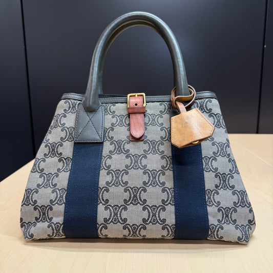 Celine shopping denim triomphe