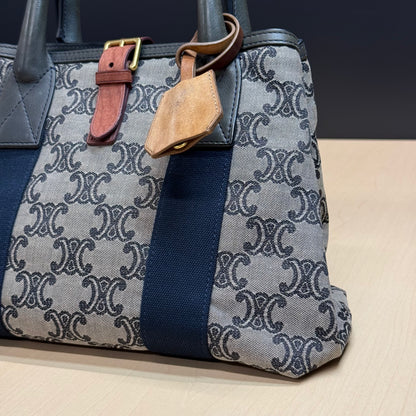 Celine shopping denim triomphe