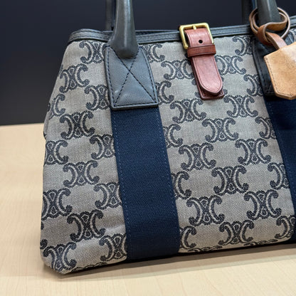 Celine shopping denim triomphe