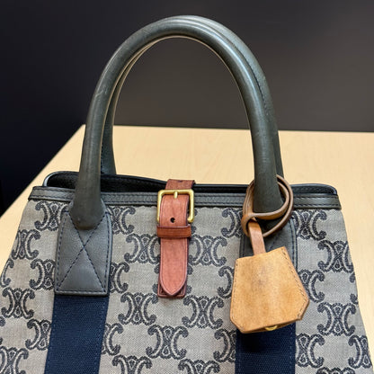 Celine shopping denim triomphe