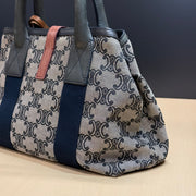 Celine shopping denim triomphe