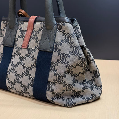 Celine shopping denim triomphe