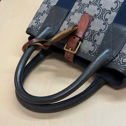 Celine shopping denim triomphe